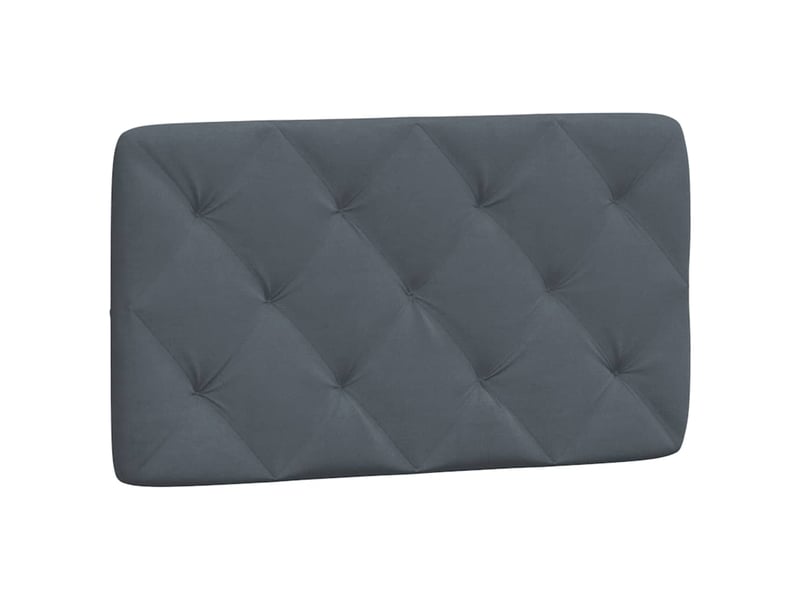 Lit simple- lit adulte - lit avec matelas gris foncé 80x200 cm velours - Conforama D