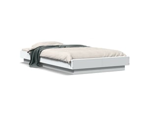 Lit simple 90x190 cm    coloris blanc