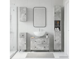 Ensemble de 4 pièces d'armoires de salle de bain breda cf63250