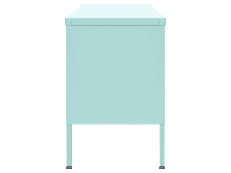  Meuble tv - banc tv - meuble de rangement vert menthe 105x35x50 cm acier  - Conforama D