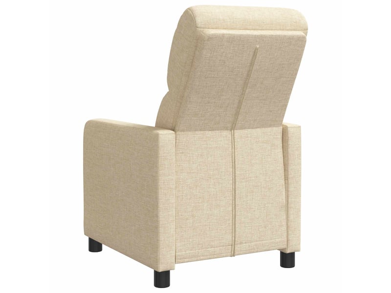 Vidaxl fauteuil inclinable crème polyester - Conforama E