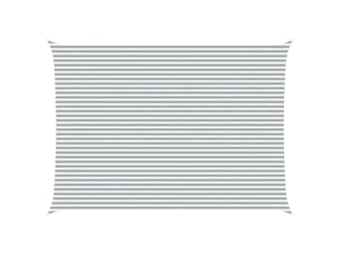 Voile d'ombre - voile d'ombrage - voile parasol gris clair et blanc 5 x 7 m