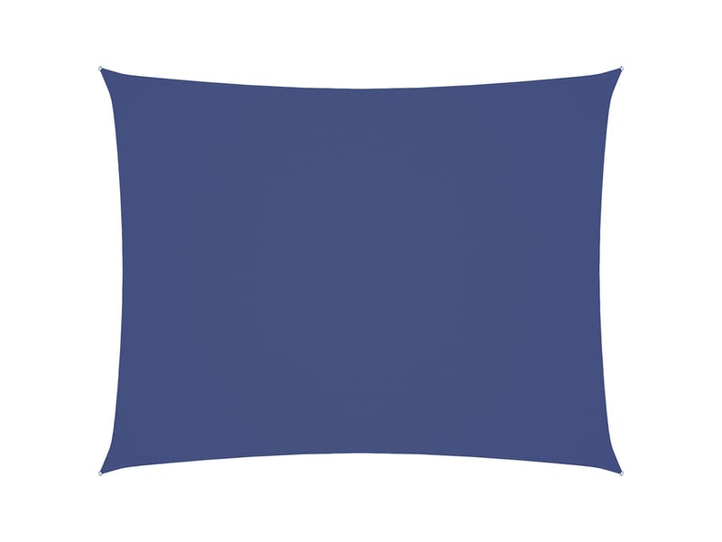  Voile de parasol - voile d'ombrage tissu oxford rectangulaire 3x4,5 m bleu  - Conforama A