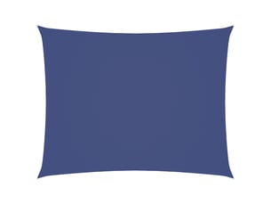 Voile de parasol - voile d'ombrage tissu oxford rectangulaire 3x4,5 m bleu