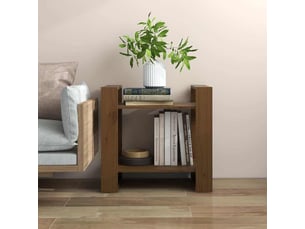 Bibliotheque coloris taupe - 60 cm x 57 cm