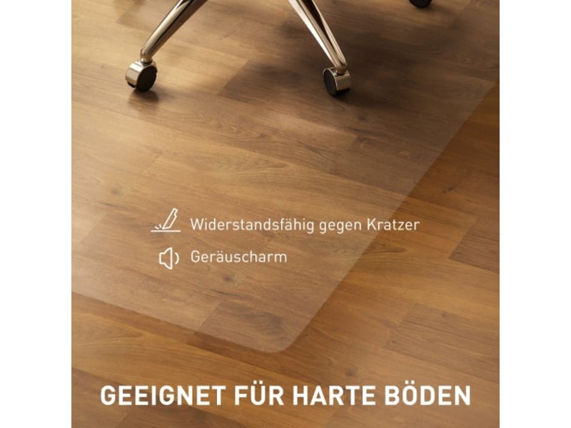  Tapis de protection de sol antidérapant transparent 100x150 cm, épaisseur 1,5 mm  - Conforama E