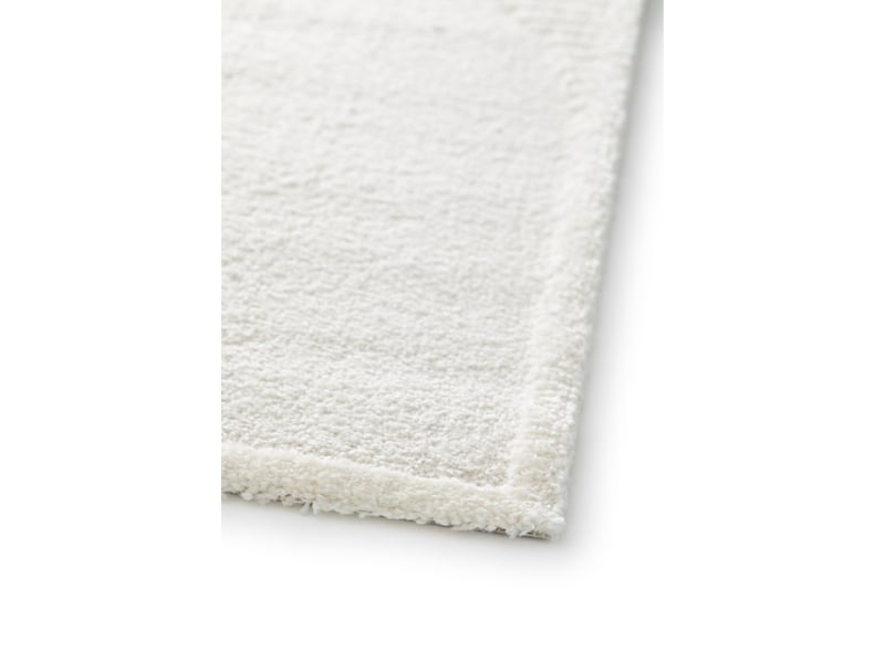  Tapis doux à relief géométrique blanc 160x230  - Conforama C