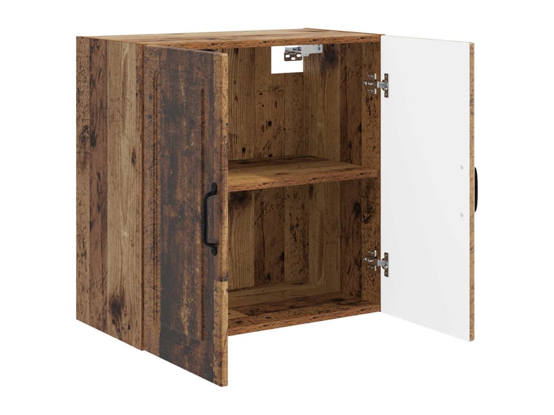  Armoire murale salon, meuble de rangement 59x31x60 cm bois d'ingénierie bois ancien shl944  - Conforama C