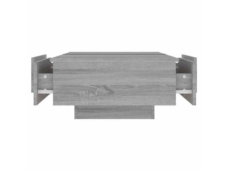  Table basse - table de salon - table à thé sonoma gris 90x60x31 cm bois d'ingénierie  - Conforama E