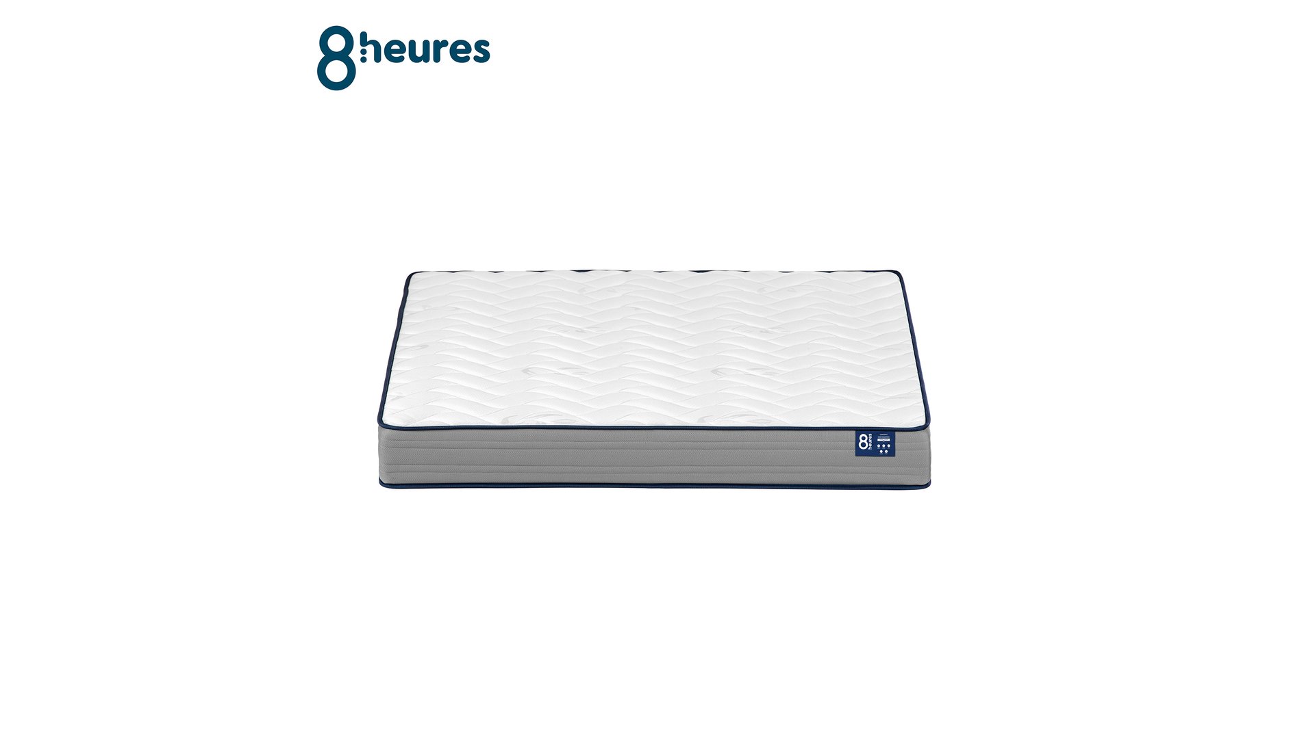 MATELAS RESSORTS ENSACHÉS 160X200 CM 8 HEURES CONFIANT
