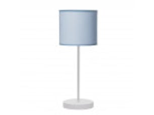 Lampe à poser enfant fabrilamp ibor blanc et bleu 1xe14 42 x 17 x 17 cm