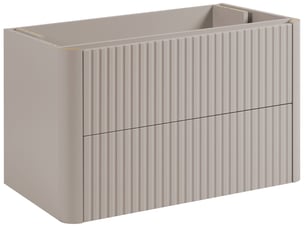 Meuble sous vasque suspendu linea 80 cm cachemire