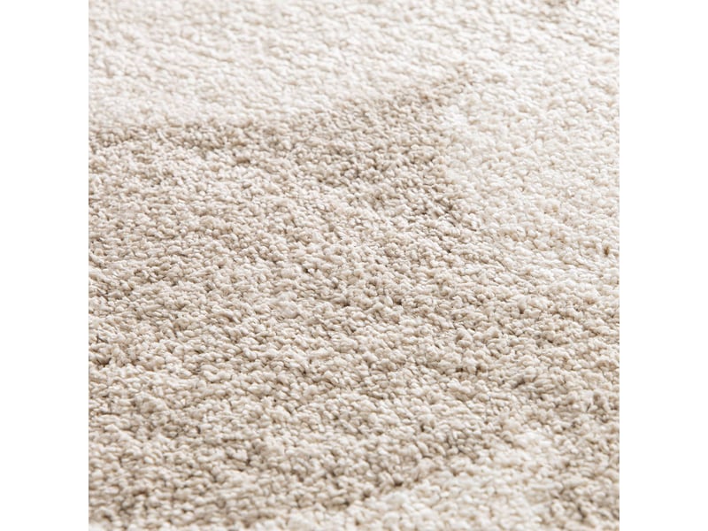  Tapis intérieur motif ronds crème et beige 120 x 170cm - stella  - Conforama E