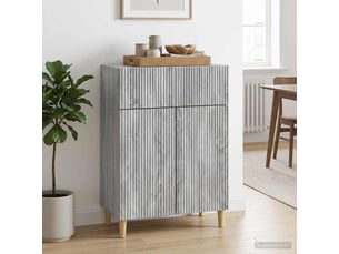 Buffet - bahut - meuble de rangement sonoma gris 66 x 34,5 x 90 cm bois d'ingénierie