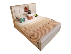 Lit coffre 90x200 cm HAUSS SPOLE   coloris beige