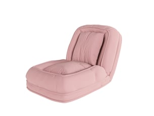 Fauteuil fixe <strong>HAVRYA</strong> <strong></strong> Tissu rose vendu A l'unité