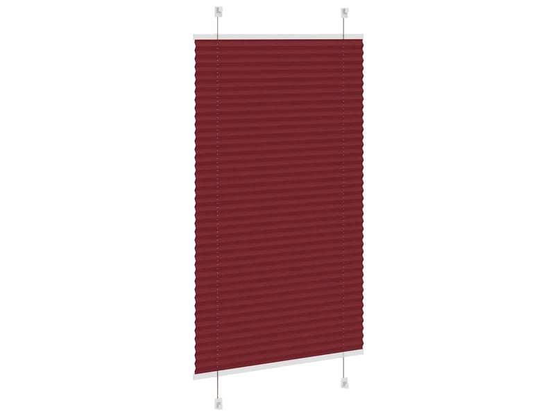  Store plissé, store de fenêtre rouge bordeaux 80x100 cm largeur du tissu 79,4 cm cf47057  - Conforama D