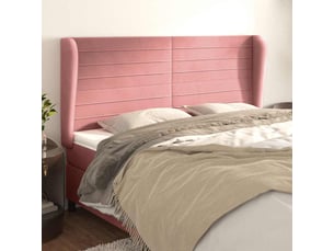 Tete de lit A poser largeur 163 cm rose