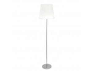 Lampadaire fabrilamp maldívas e27 coloris nickel blanc 175 x 40 x 40 cm