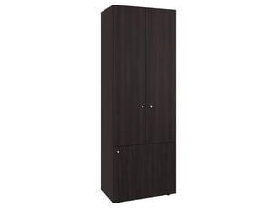 Armoire TUHOME CONCEPT coloris bois foncé largeur 60 cm