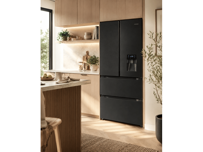  Schneider scfd539nfdx-ime - réfrigérateur multi-portes 539l distributeur à eau et icemaker dark inox SCFD539NFDX-IME - Conforama B