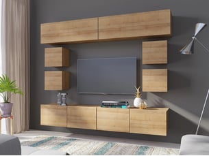 Meuble tv coloris doré 34 cm   