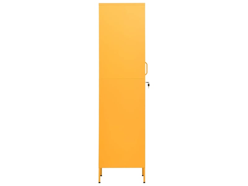  Armoire à casier, rangement de bureau jaune moutarde 35x46x180 cm acier  - Conforama D