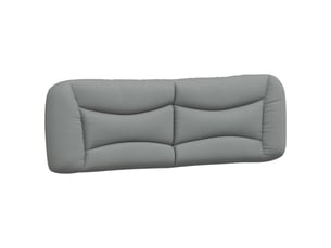 Coussin de tête de lit, coussin décoratif hvar gris clair 152 cm tissu