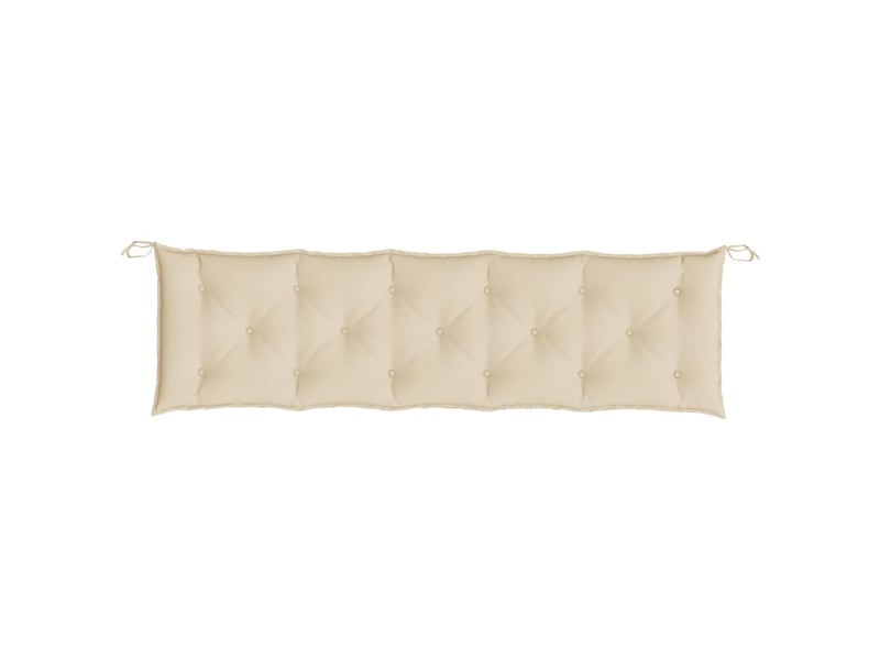  Coussin de banc de jardin, coussin d'assise beige 180x50x7 cm tissu oxford cf52657  - Conforama D