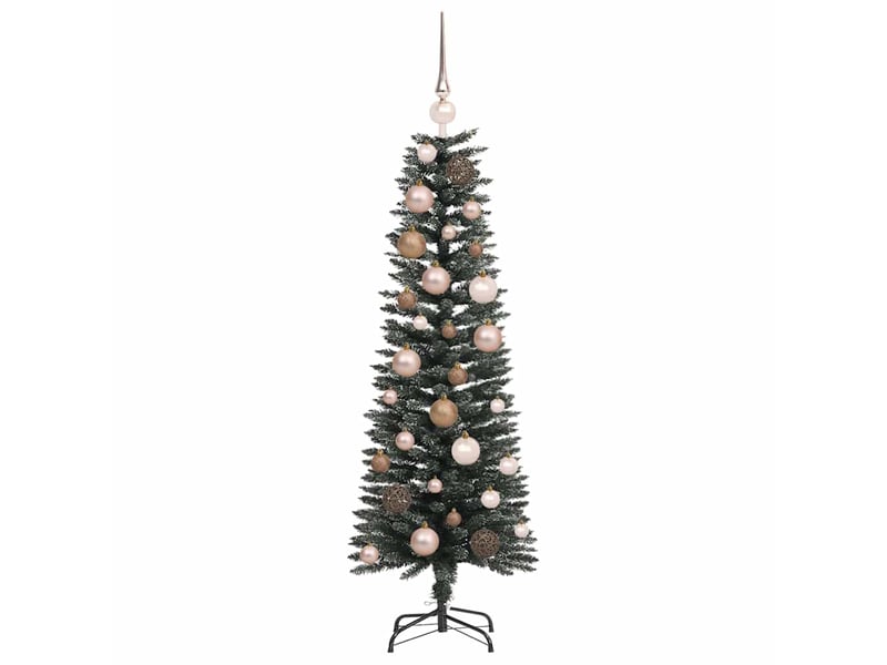 Sapin de noël artificiel, arbre de noël vert 120 cm pvc, plastique et acier shl5971 - Conforama D
