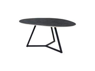 Table basse coloris gris MEUBLORAMA - 75 cmx90 cm