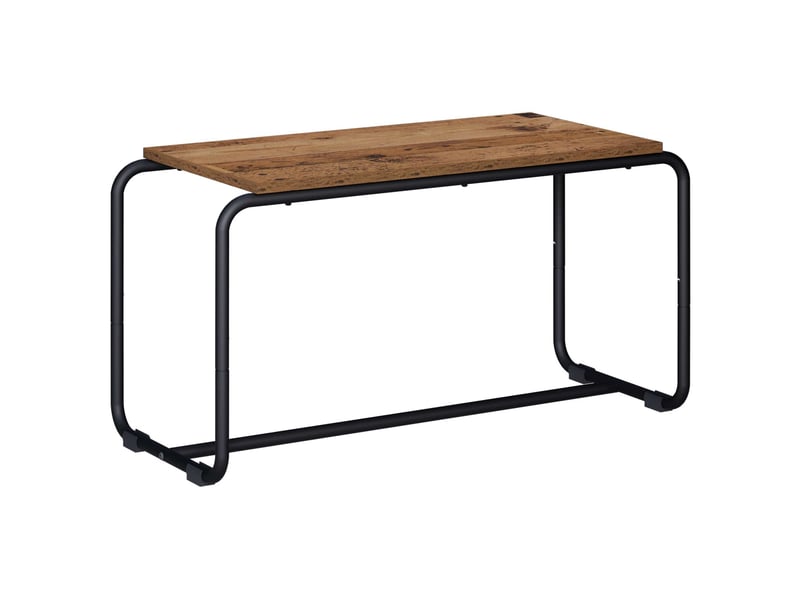  Meuble tv moderne, banc tv 80x35,5x42 cm bois ancien bois d'ingénierie  - Conforama A