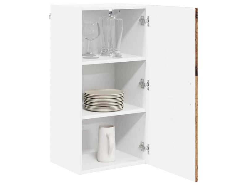  Meuble mural de cuisine, armoire de cuisine bois ancien 40x31x80cm shl2622  - Conforama C