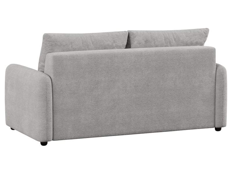 Canape droit convertible gris 3 places  - Conforama U