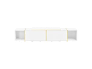 Meuble tv coloris blanc