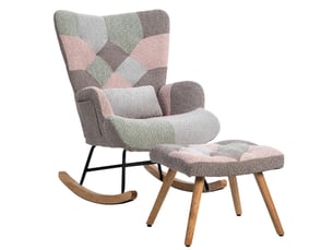 Fauteuil fixe  <strong></strong> Velours multicolore