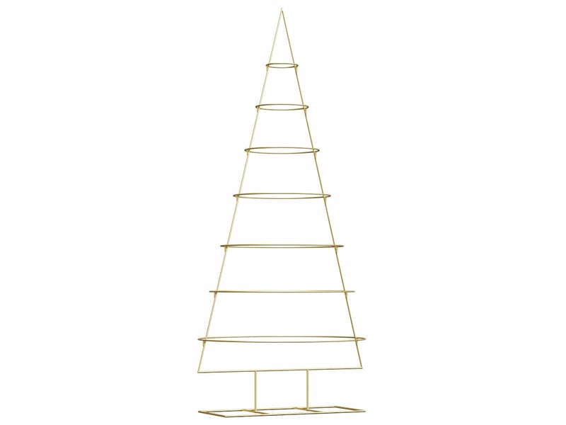  Arbre de noël, décoration de noël en métal doré 209 cm acier peint par poudre cf61733  - Conforama A