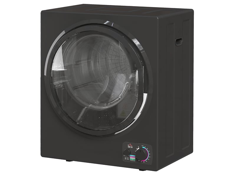 Séchoir linge portable - 850w, 33l - filtrage 2 couches - 5 modes - installation murale ou à poser - noir - Conforama A