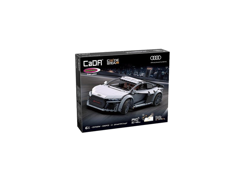  Cada audi r8 coupé 1:14 gris 2,4ghz bricks 402898 - Conforama D