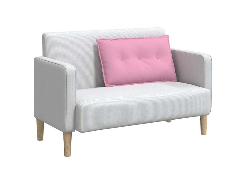  Coussin de dos, coussin de dossier rose 80 x 19 x 50 cm tissu cf54988  - Conforama C