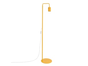 Lampadaire rayo 1 jaune aluminium moderne 160x30x30cm