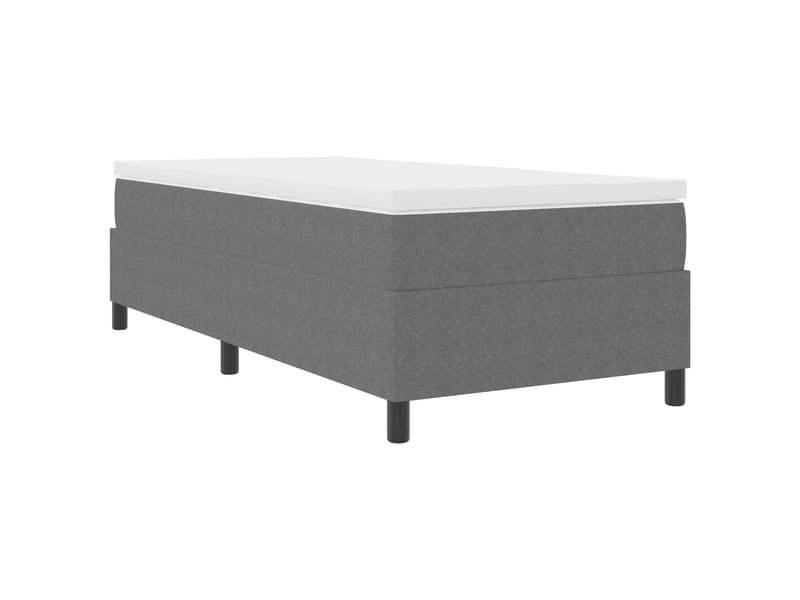  Lit simple- lit adulte -  cadre de lit plateforme gris clair 100 x 200 cm  - Conforama C