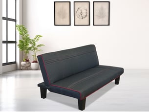 Banquette lit clic clac couchage Occasionnel <strong>DESIGNETSAMAISON</strong> <strong>Segura01</strong> gris