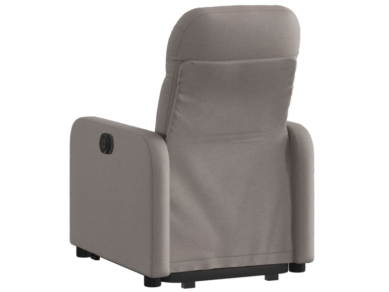 Fauteuil inclinable électrique, fauteuil relax salon taupe tissu shl85456 - Conforama D