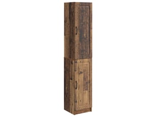 Buffet - ensemble de meubles 2 pc bois ancien bois d'ingénierie