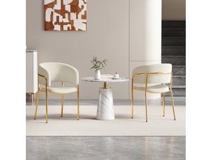 Lot de 2 chaises de salle à manger 55x55x80 cm, pieds inclinés, chaise contemporaine, patins réglables, velours côtelé beige