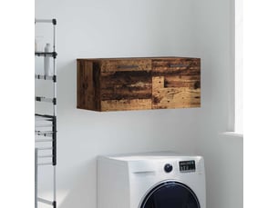 Meuble mural, rangement salon 80 x 36.5 x 35 cm bois d'ingénierie bois ancien shl1519