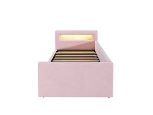 Lit simple 90x200 cm   Sol Morn coloris rose
