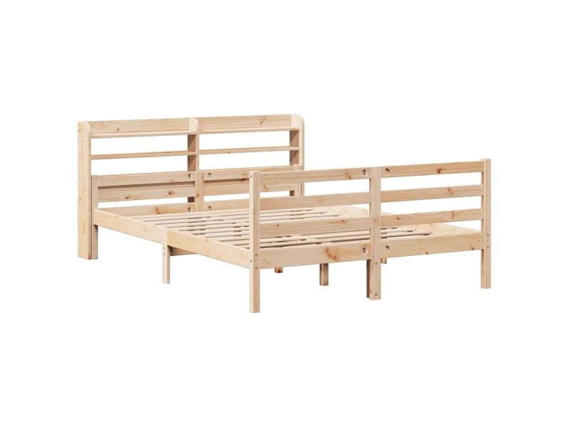  Lit double- lit adulte -  cadre de lit avec tête de lit sans matelas 150x200 cm  - Conforama B