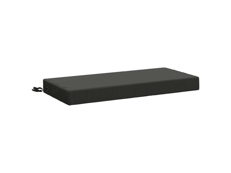  Lot de 2 coussins de banc, coussins d'assise soest 100 % polyester anthracite cf56962  - Conforama D